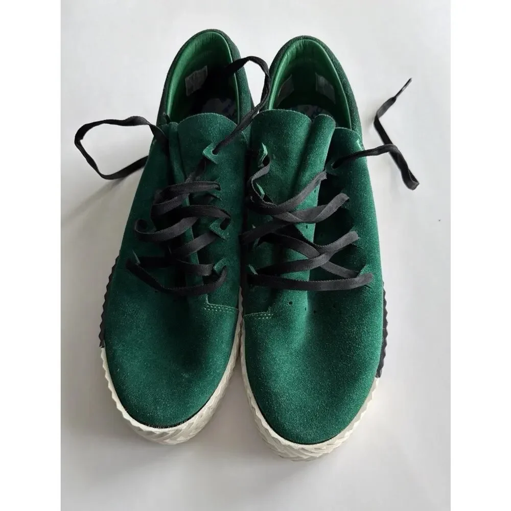 Adidas x Alexander Wang AW Skater Green Suede Gum Sole BY8907 Men's Size 13 Rare